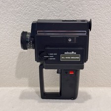 Minolta XL-440 Sound Super 8 Camera Rokkor 8.5-34mm AS-IS Parts Prop