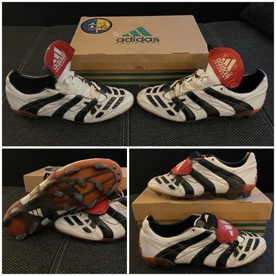 Adidas Predator Accelerator FG weiß 1998 - 42 2/3 UK 8 1/2 - Top Zustand Rarität