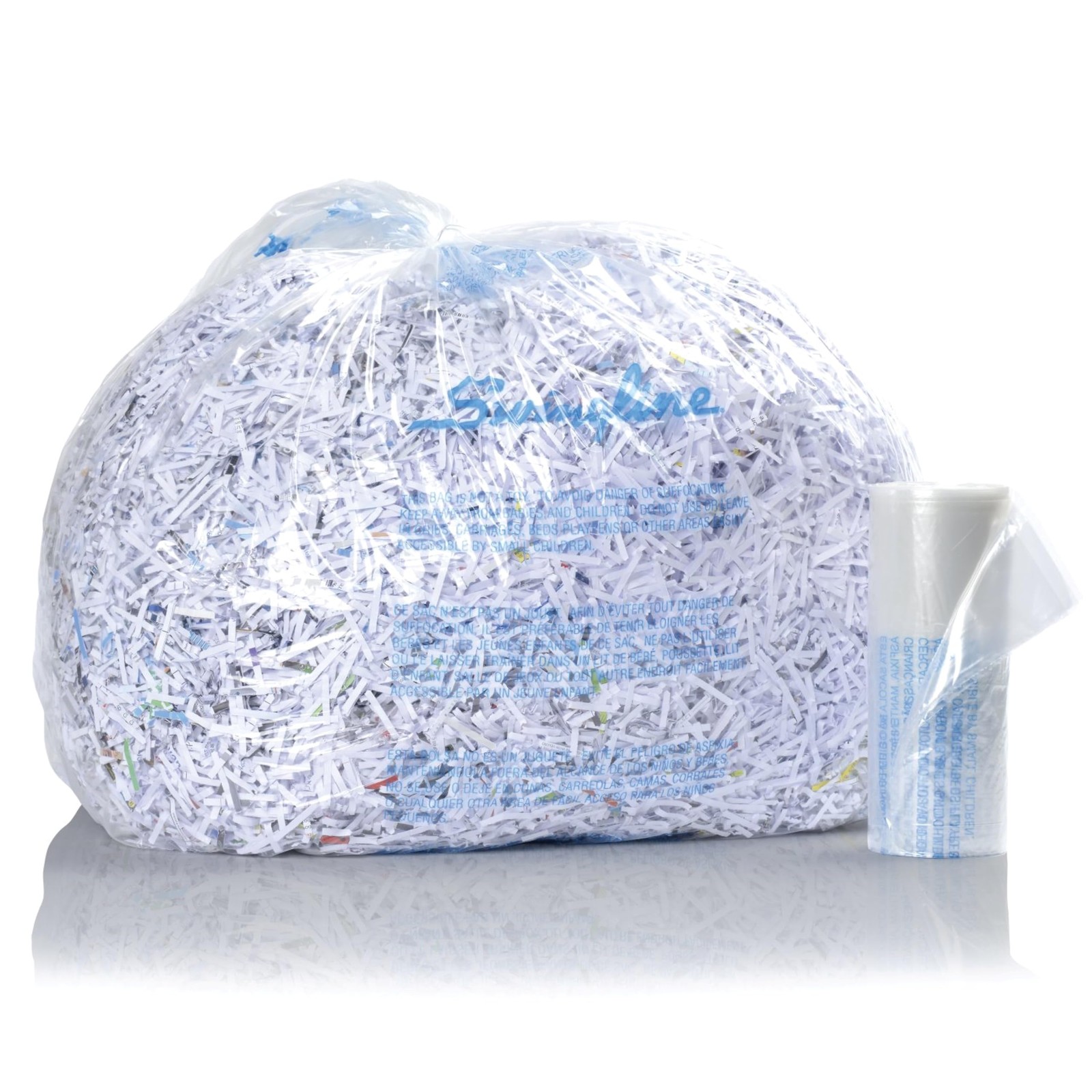 Shredder Bags for TAA Compliant Machines, 30-60 Gallon, 100 Count