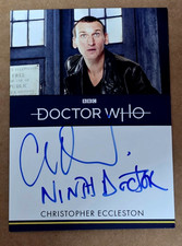 Doctor Who Series 1-4 Christopher Eccleston Inscription Autograph (D)