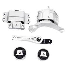 QRYIPPDM Engine Motor and Transmission Mount Kit 2005-2018 Jetta 2.5L L5