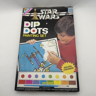 Kenner 1978 Star Wars Dip Dots Painting 16 page Design Book New Sealed vintage
