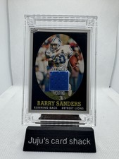 2022 Jersey Fusion Barry Sanders 1990 GAME USED Jersey PATCH Detroit Lions