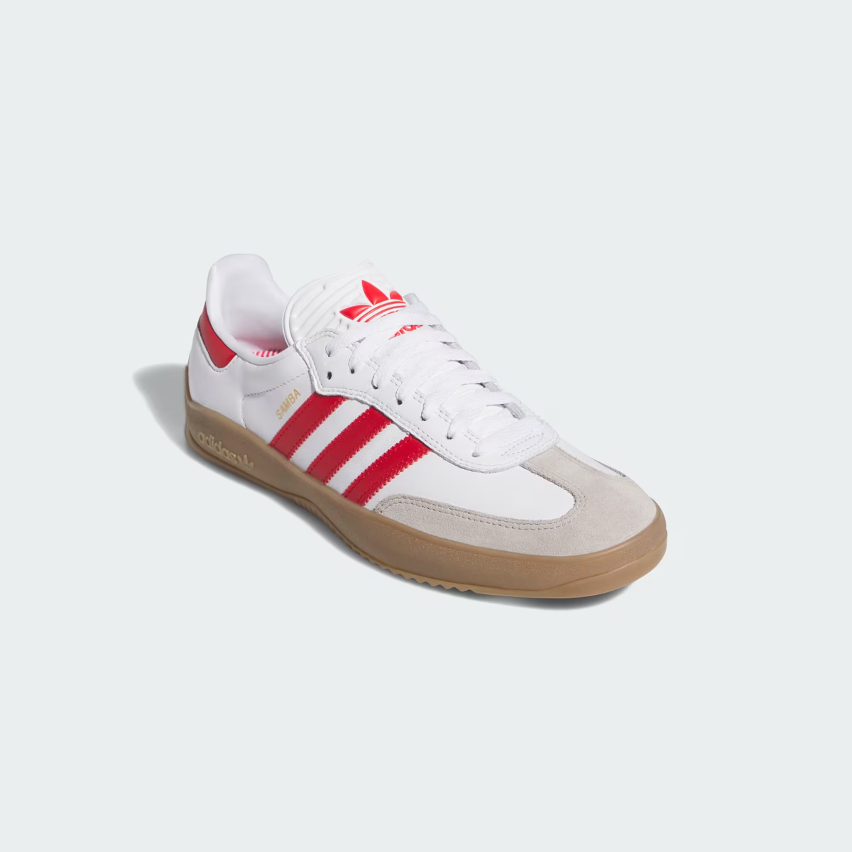 NEW Mens Size 10 adidas Puig Samba White Better Scarlet Gum JQ5865