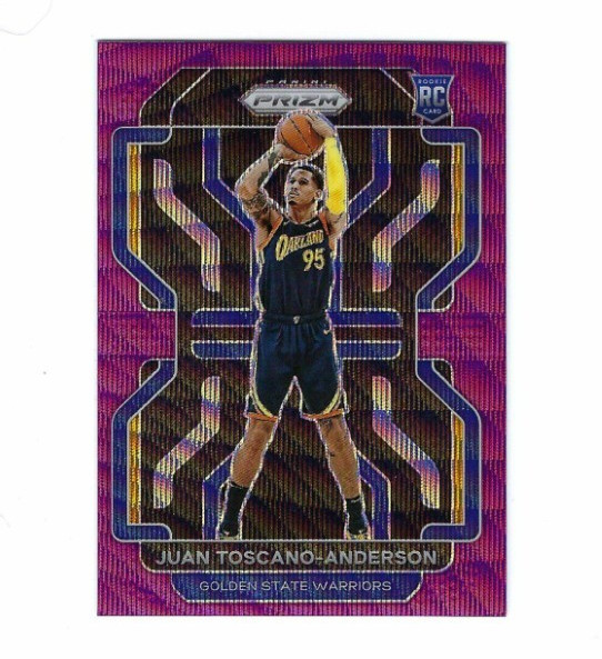2021-22 Panini Prizm - #295 Juan Toscano-Anderson Purple Wave Prizm (RC)