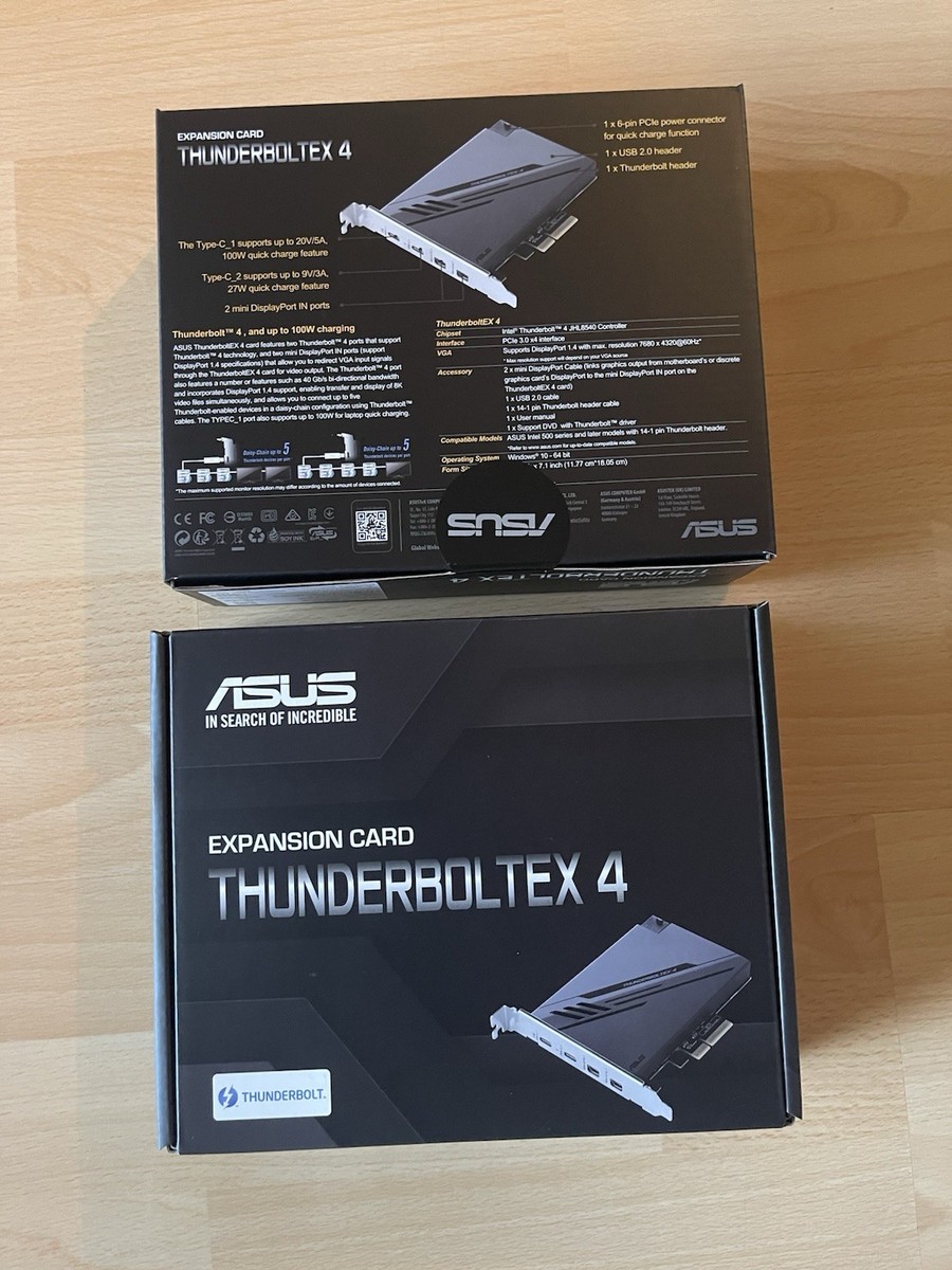 ASUS THUNDERBOLTEX 4 拡張カード ThunderboltEX 4｜Motherboards｜ASUS Global