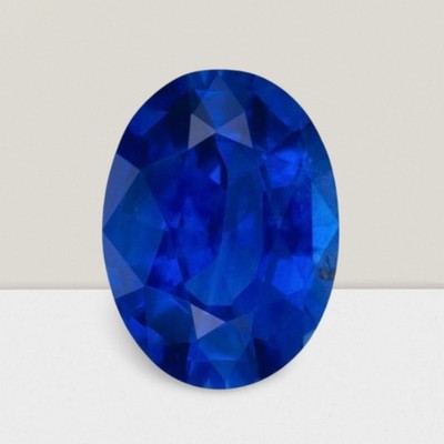 Blue Sapphire Oval Cut Gemstone 2.1 Cts - 9x7 mm Lustrous Loose Gem #