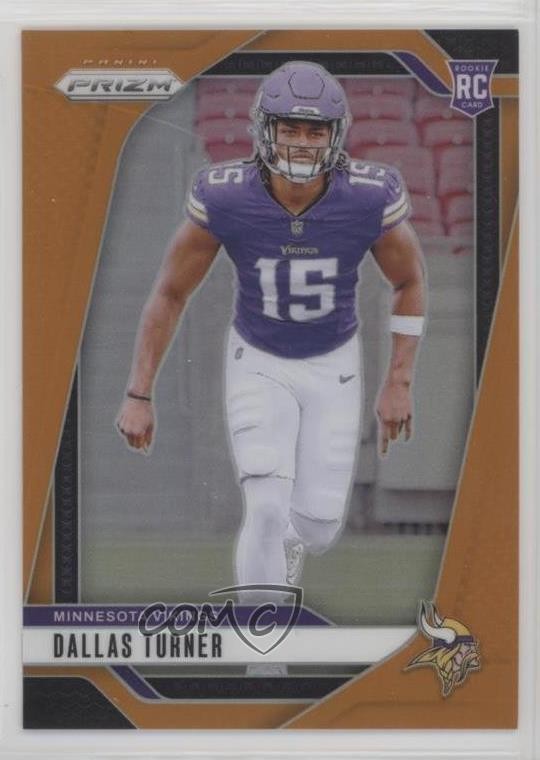 2024 Panini Prizm Rookies Orange Prizm 97/249 Dallas Turner #324 09o1