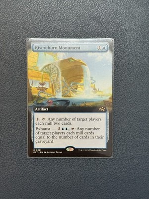 MTG Riverchurn Monument - Extended Art - Aetherdrift - DFT - NM+ Zustand