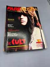 FARE MUSICA RIVISTA MUSICISTI E STRUMENTI N°75 1987 BOWIE ENO CULT PINO DANIELE