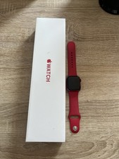 Apple Watch Series 7 41 mm aluminium rouge GPS, bracelet sport rouge