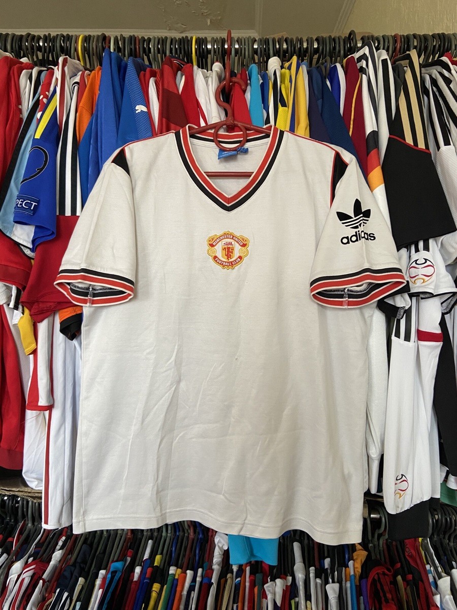 1984 1985 MANCHESTER UNITED AWAY RETRO SHIRT JERSEY ADIDAS