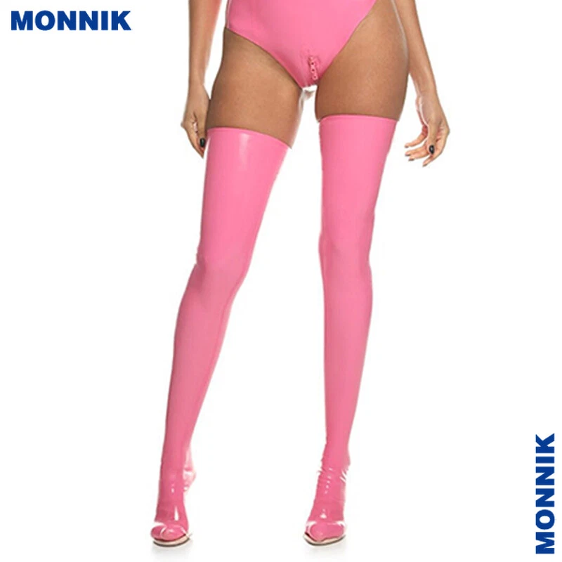 Calze In Lattice LatexDreamwear 100% Nere – Altezza Polpaccio Taglie S-XL
