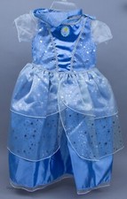 Disney Princess Blue Cinderella Sparkle Accents Toddler Costume Dress Size 3T