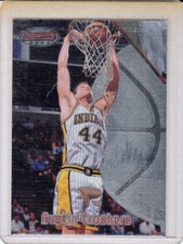 1998 Bowman's Best Stat Scan Austin Croshere Indiana Pacers Forward Card #110