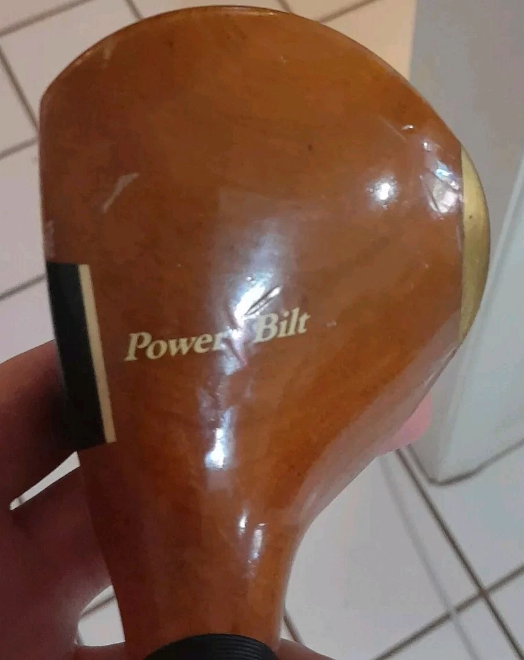 Vintage Wood H&B PowerBilt RH Citation Genuine Persimmon? - Image 3 of 4