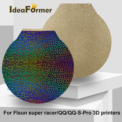 3D Printer New PEK+PEI Build Plate 270x270mm for Flsun Super Racer/QQ/QQ-S-Pro