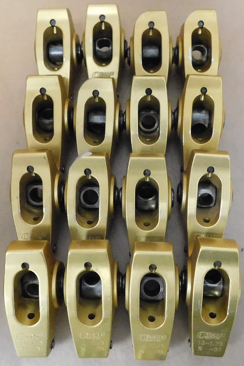 Crane 13750-16 Rocker Arms, BB Chevy, 1.7 Ratio, 7/16 