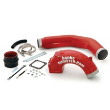 Banks 42766 Monster Ram Intake Elbow 3.5" Boost Tube RED for Dodge Ram Cummins