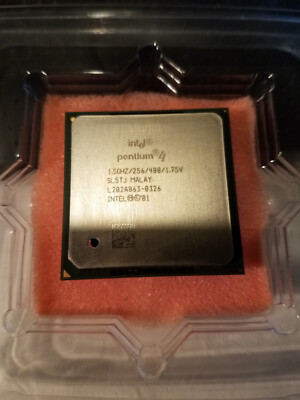 Intel Pentium 4 1.5 256 KB L2 Cache FSB 400 MHz 1.5 GHz Socket 478 CPU  SL5TJ