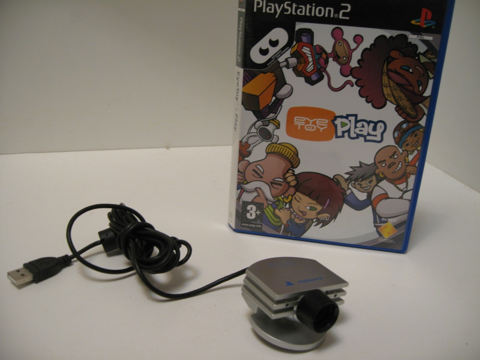 PS2 Eye Toy Camera + Game Sony Playstation 2 Tested **OVER 100 SOLD