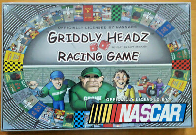 NASCAR - Griddly Headz Racing Game - noch original herstellerseitig eingesiegelt