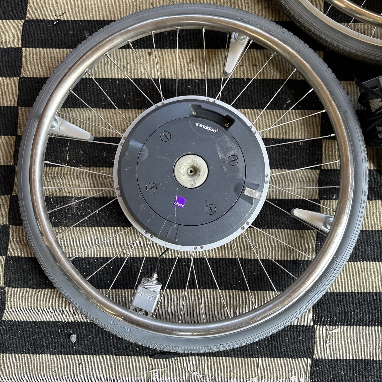 Alber emotion wheelchair power assist wheels with charger for part