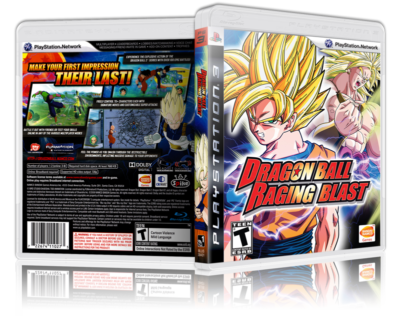 Dragon Ball: Raging Blast Replacement PS3 Cover and NO GAME