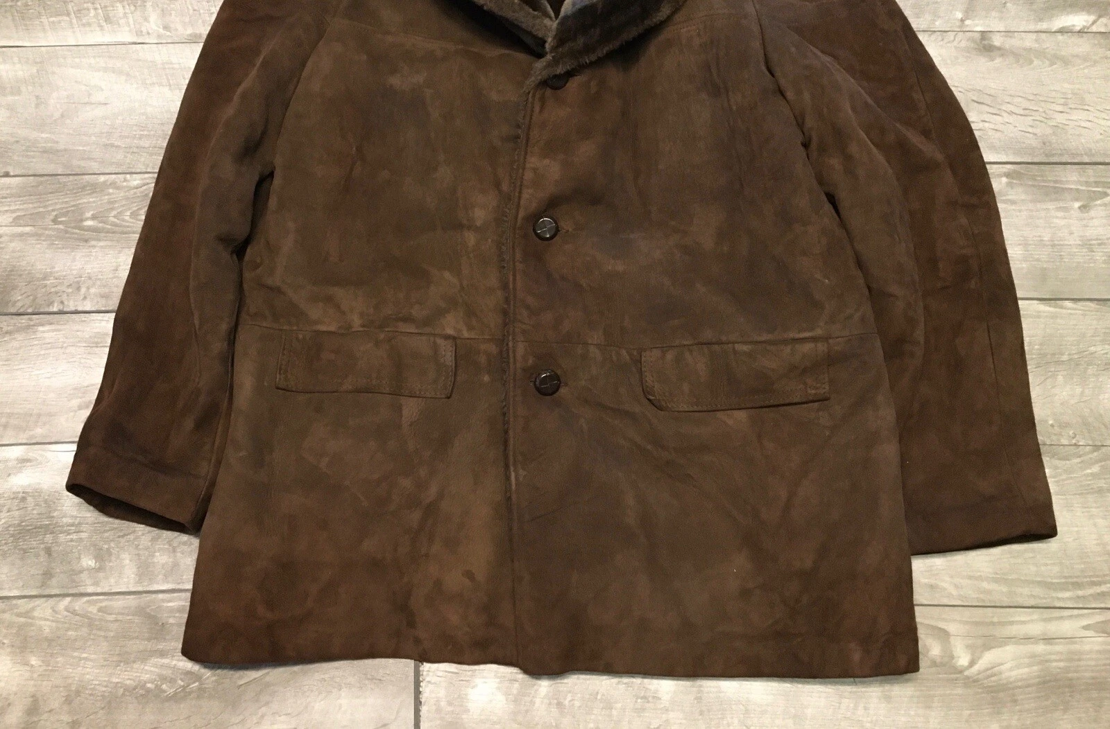 marlboro-man vintage cresco leather extra long fully lined jacket