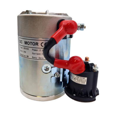Moteur DC 24V 2,5KW Avec Démarreur Relais - Compatible Flowfit Powerpack, Neuf