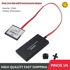 CFast 2.0 to SSD mSATA Card Converter Adapter for Canon C200 BMPCC46K Z CAM E2