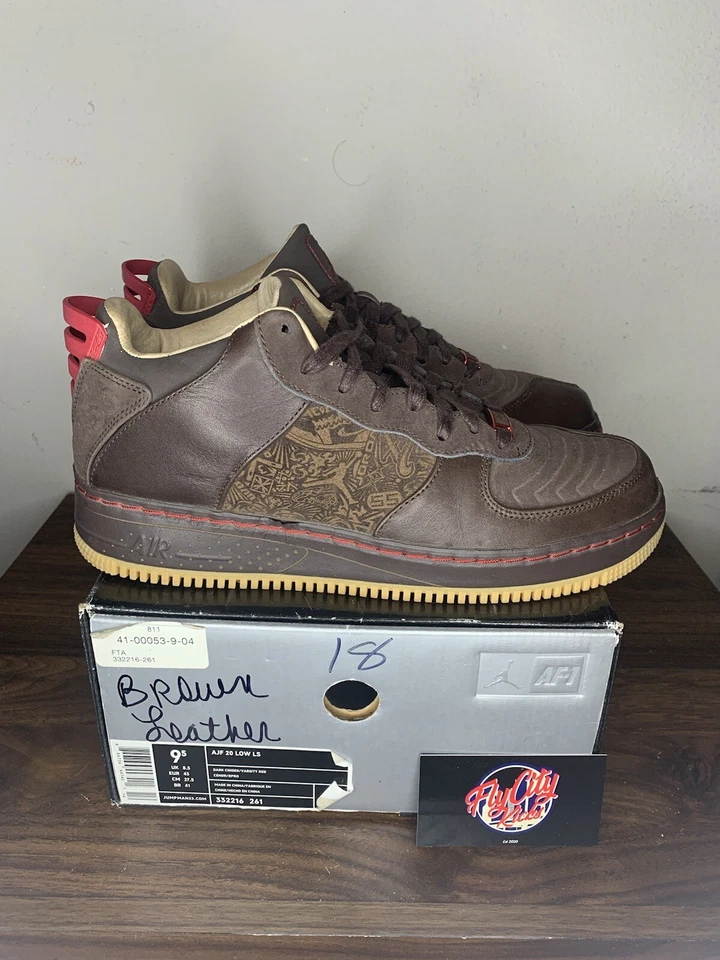 Talla 9.5 - Air Jordan Fusion 20 LS Low Dark Cinder Foto 3 de 4