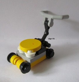 Lego Lawn Mower Yellow City Friends 3315 MOC Yellow Lawn Mower