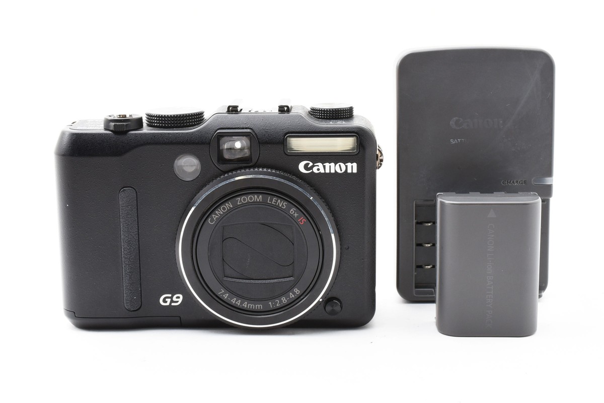 Near MINT] Canon PowerShot G9 Black 12.1 MP Compact Digital