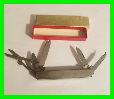 NEW German Waltcraft Vintage 4 Function Pocket Knife In Original Box ~ MINT