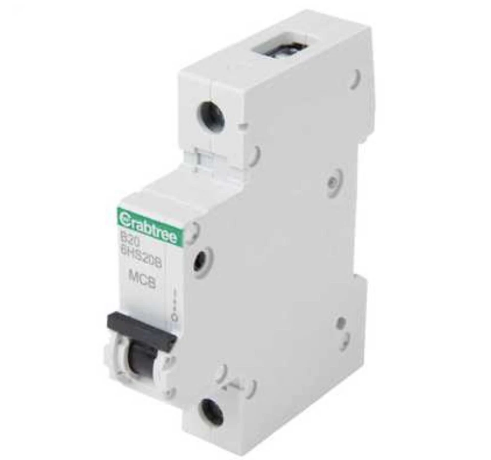 Crabtree Loadstar 6HS20B 20A SP Type B 10ka MCB
