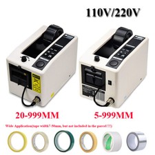 New 110V 220V 5-999mm Auto Packing Tape Dispenser Tape Adhesive Cutter Machine
