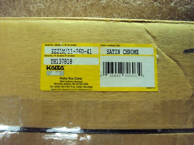 NOS Kaba Entry Egress EE21/11 Double Sided Lock Over Ride Core Installed w/Keys