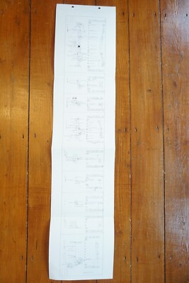 1971 Richmond Kensal Green St Albans Watford Railway Track Plan Map 