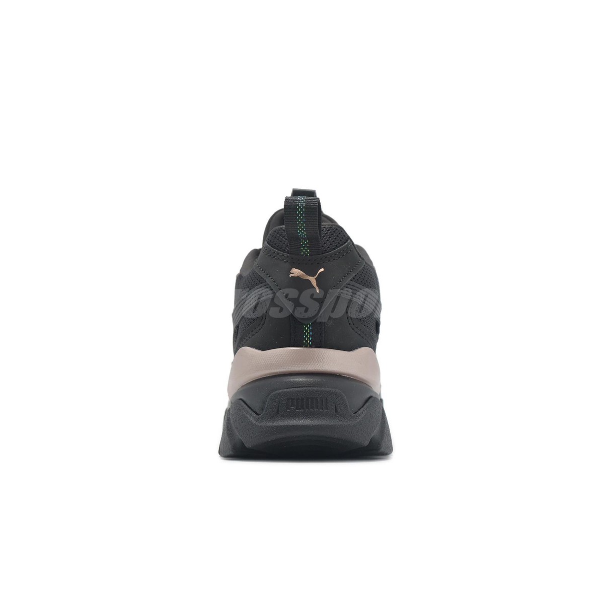 Puma Sophyr Metallic Wns Black Rose Gold Women Platform