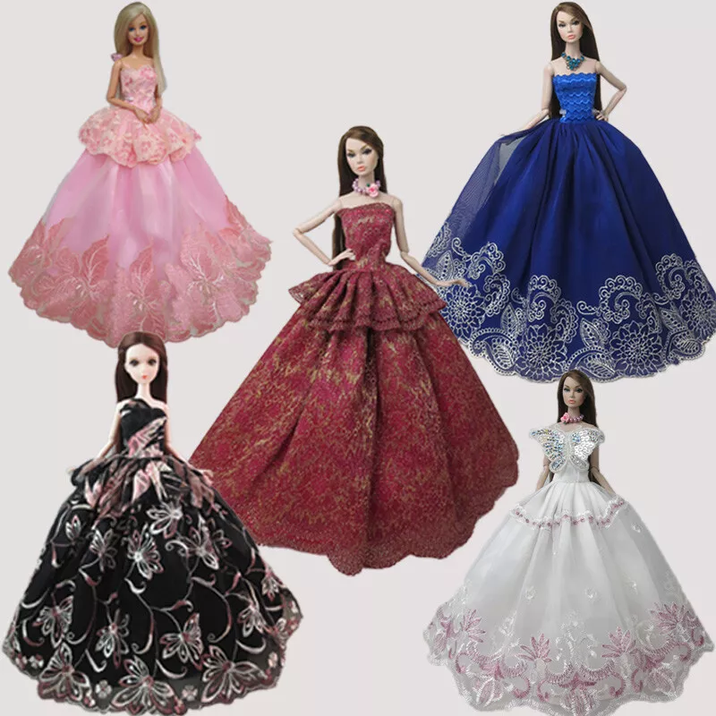 Novo 1 peça boneca roupas vestido para barbie boneca roupas roupas 1/6  bonecas acessórios