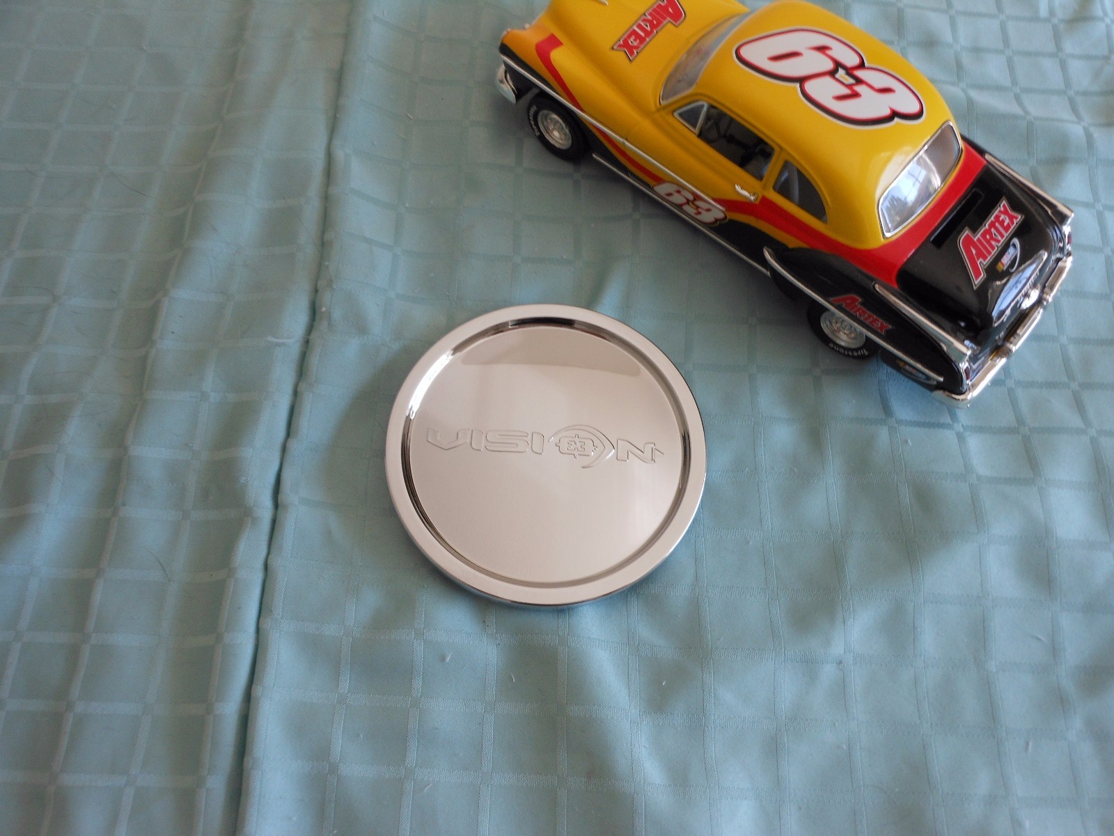 New Vision Chrome Custom Wheel Center Cap # C375-6CDOC-UP, LG0812-49  (Rare)