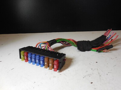 05-11 Audi A6 C6 S6 Front Left Side Fuse Box Relay Holder w/ Fuses 4D0937501