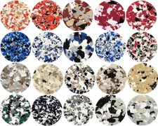 Vinyl Flake Chip Epoxy Concrete Garage Floor Paint Coating Pigment Kit