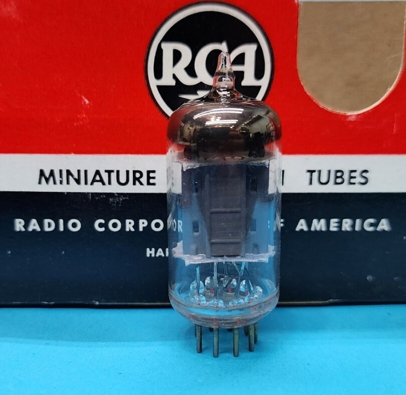 1RCA 12AU7A ECC82 Vacuum Tube Tested Gray Plates O Getter eBay