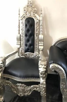 Lion King Throne Chair And French Provincial Modern Throne