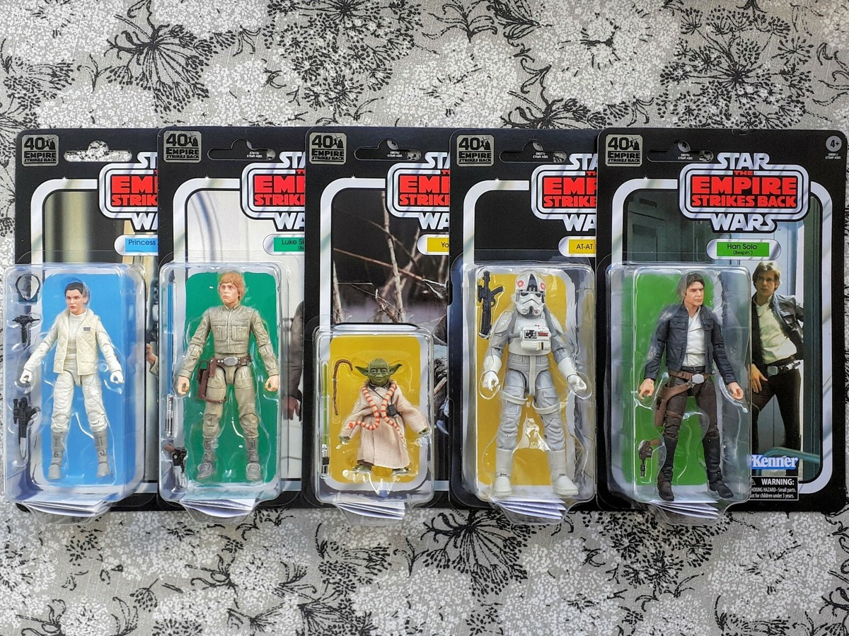 Star Wars Empire Strikes Back 40th Anniversary Black Series 6-In