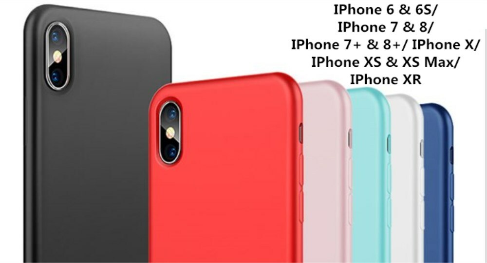 Case for Apple iPhone X, XR, XS, XS Max Silicone,Shockproof