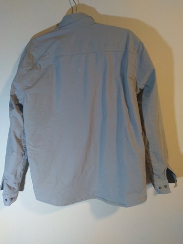 EDDIE BAUER Men's Size M Fleece Warm Full Zip Jacket grey - Picture 9 of 9