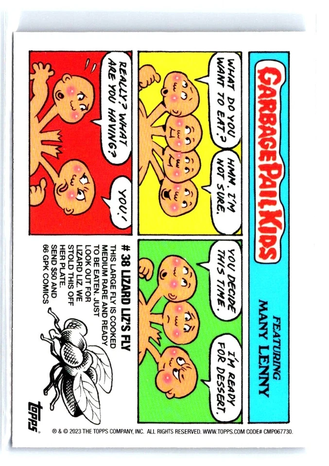 2023 Chrome Series 6 GPK Garbage Pail Kids CS6 MICHAEL Idol #224a Base A - Image 2 of 4